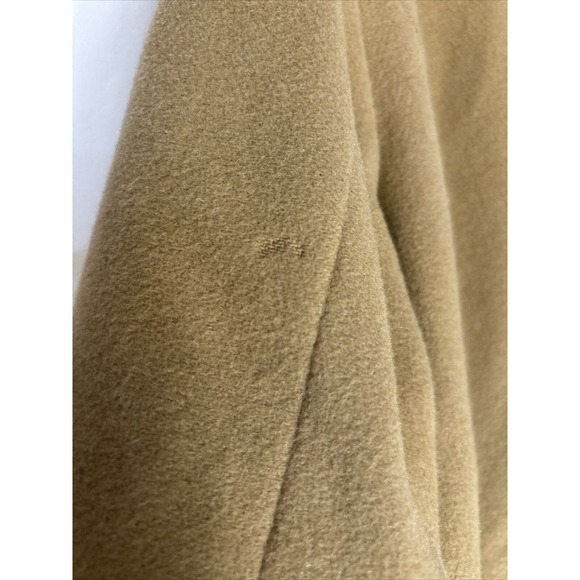 Lands End USA‎ Camel Long Wool button up winter Coat womens size 16W F12 - Picture 5 of 6